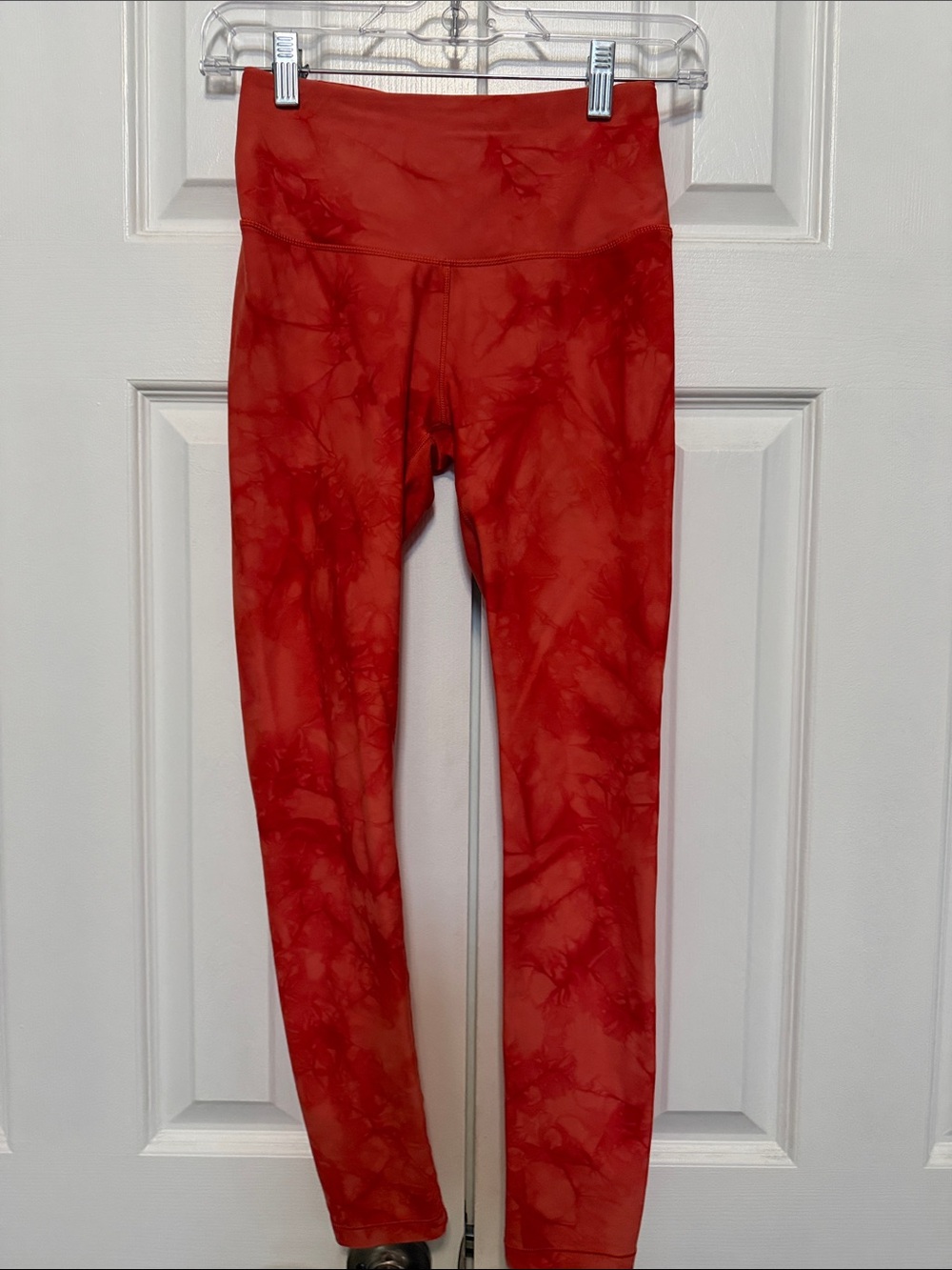 CALIA by Carrie Underwood Kids Red Tie-Dye Leggings